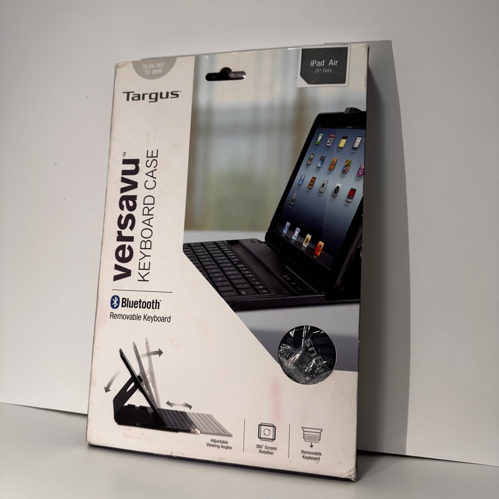 Targus Versavu Keyboard Case for iPad Air - Black